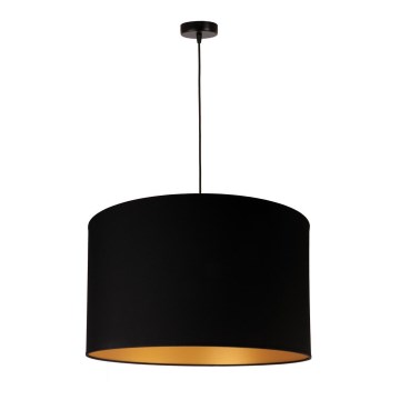 Duolla - Csillár zsinóron ROLLER 1xE27/40W/230V átm. 45 cm fekete