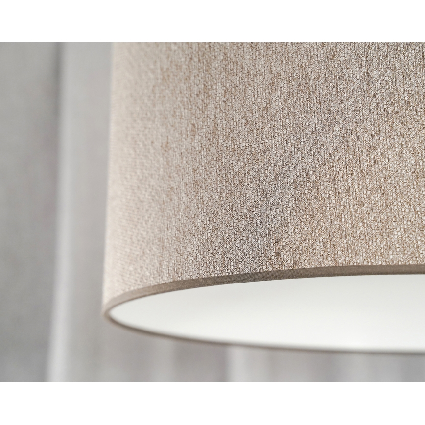 Duolla - Csillár zsinóron ROLLER ECO RECYCLING 1xE27/15W/230V átm. 45 cm barna