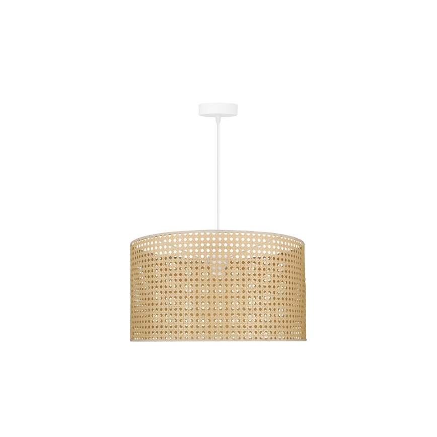 Duolla - Csillár zsinóron ROLLER RATTAN 1xE27/15W/230V átm. 45 cm bézs