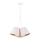 Duolla - Csillár zsinóron TWIGGY 3xE27/40W/230V átm. 60 cm fehér