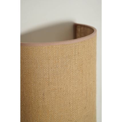 Duolla - Fali lámpa YUTE 1xE27/15W/230V átm. 20 cm barna