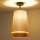 Duolla - Felületre szerelhető csillár BELL SHINY 1xE27/15W/230V átm. 25 cm fehér/réz