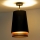 Duolla - Felületre szerelhető csillár BELL SHINY 1xE27/15W/230V átm. 25 cm fekete/réz