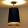 Duolla - Felületre szerelhető csillár BELL SHINY 1xE27/15W/230V átm. 25 cm kék/réz