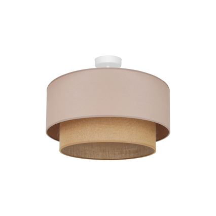 Duolla - Felületre szerelhető csillár  BOHO 1xE27/15W/230V átm. 45 cm bézs/barna