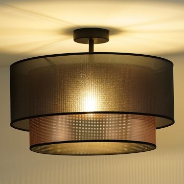 Duolla - Felületre szerelhető csillár COPPER SHINY 1xE27/15W/230V átm. 45 cm barna/réz