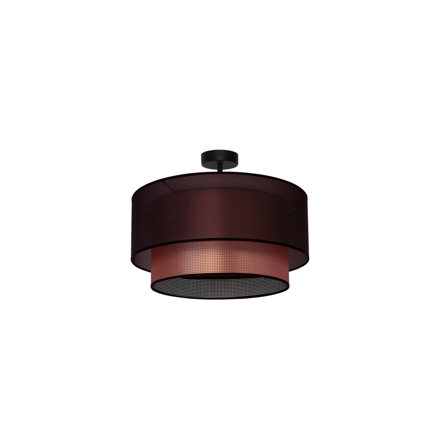 Duolla - Felületre szerelhető csillár COPPER SHINY 1xE27/15W/230V átm. 45 cm barna/réz