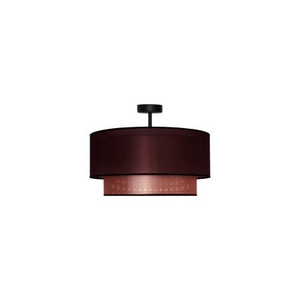 Duolla - Felületre szerelhető csillár COPPER SHINY 1xE27/15W/230V átm. 45 cm barna/réz