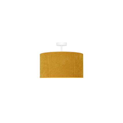 Duolla - Felületre szerelhető csillár CORDUROY 1xE27/15W/230V átm. 40 cm sárga
