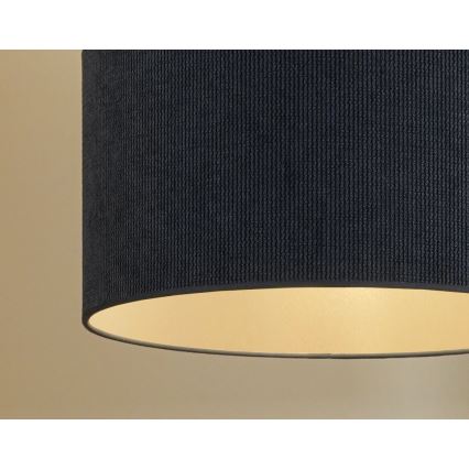 Duolla - Felületre szerelhető csillár CORDUROY 1xE27/15W/230V átm. 40 cm sötét kék