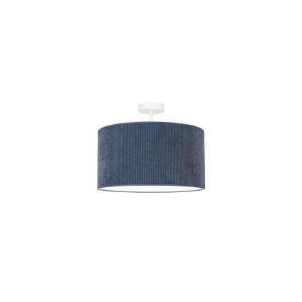 Duolla - Felületre szerelhető csillár CORDUROY 1xE27/15W/230V átm. 40 cm sötét kék
