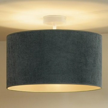Duolla - Felületre szerelhető csillár CORDUROY 1xE27/15W/230V átm. 40 cm világoskék