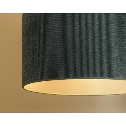 Duolla - Felületre szerelhető csillár CORDUROY 1xE27/15W/230V átm. 40 cm világoskék
