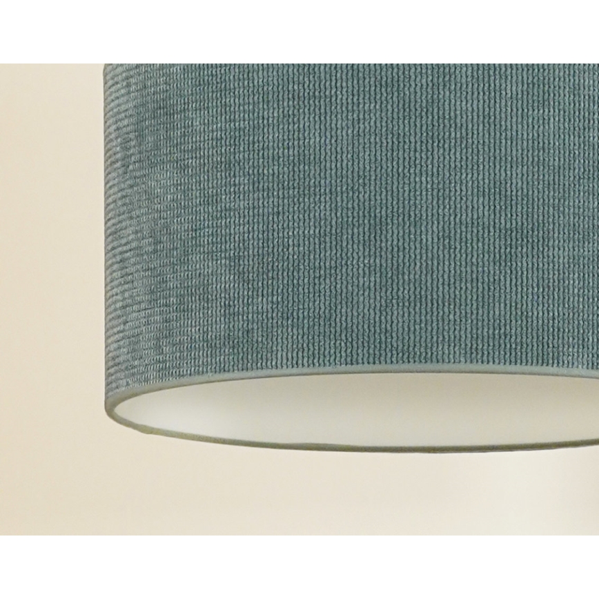 Duolla - Felületre szerelhető csillár CORDUROY 1xE27/15W/230V átm. 40 cm világoskék