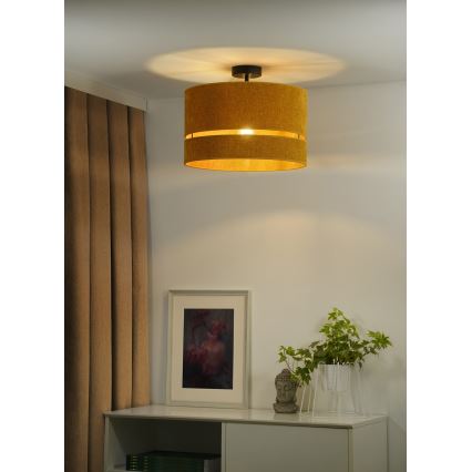 Duolla - Felületre szerelhető csillár DOUBLE 1xE27/15W/230V átm. 40 cm narancs