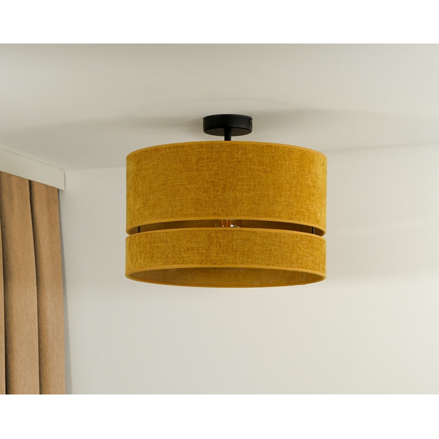 Duolla - Felületre szerelhető csillár DOUBLE 1xE27/15W/230V átm. 40 cm narancs