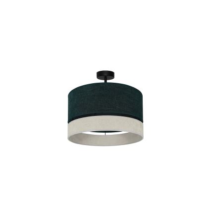 Duolla - Felületre szerelhető csillár DOUBLE 1xE27/15W/230V átm. 40 cm zöld/szürke