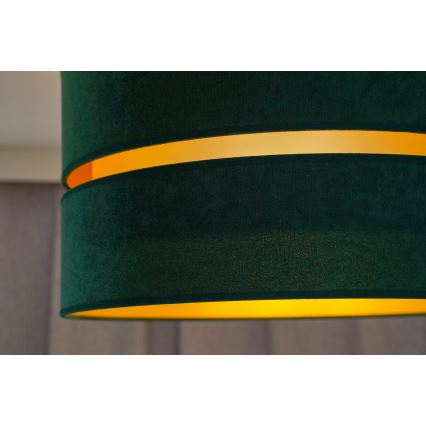 Duolla - Felületre szerelhető csillár DUO 1xE27/15W/230V átm. 40 cm zöld/arany