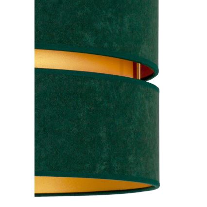 Duolla - Felületre szerelhető csillár DUO 1xE27/15W/230V átm. 40 cm zöld/arany