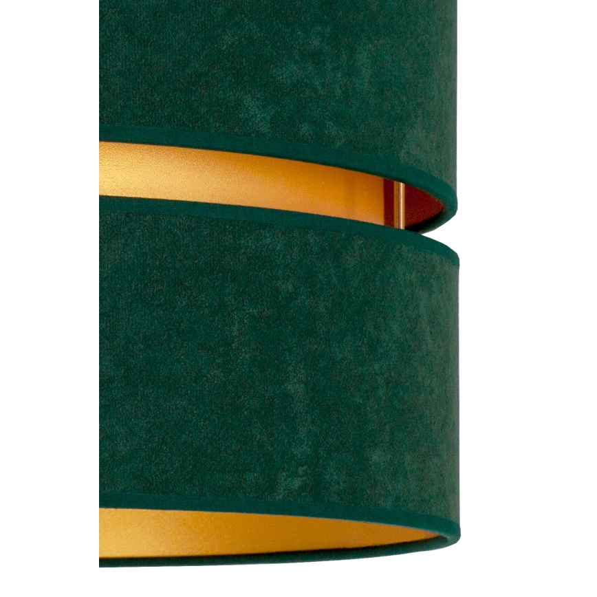 Duolla - Felületre szerelhető csillár DUO 1xE27/15W/230V átm. 40 cm zöld/arany