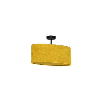 Duolla - Felületre szerelhető csillár OVAL 1xE27/15W/230V barna