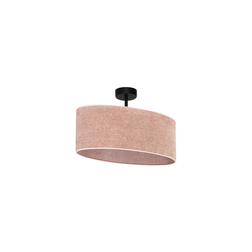 Duolla - Felületre szerelhető csillár OVAL 1xE27/15W/230V rózsaszín