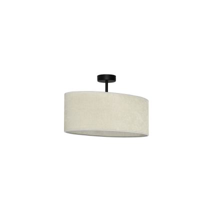 Duolla - Felületre szerelhető csillár OVAL 1xE27/15W/230V szürke