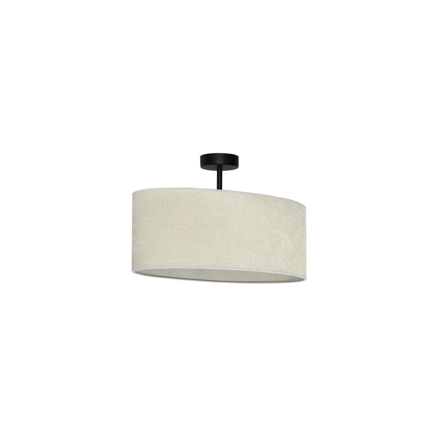 Duolla - Felületre szerelhető csillár OVAL 1xE27/15W/230V szürke