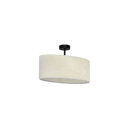 Duolla - Felületre szerelhető csillár OVAL 1xE27/15W/230V szürke