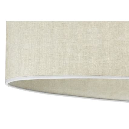 Duolla - Felületre szerelhető csillár OVAL 1xE27/15W/230V szürke