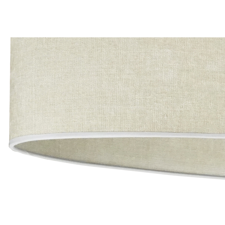 Duolla - Felületre szerelhető csillár OVAL 1xE27/15W/230V szürke