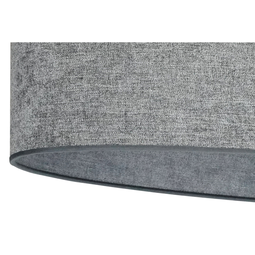 Duolla - Felületre szerelhető csillár OVAL 1xE27/15W/230V szürke