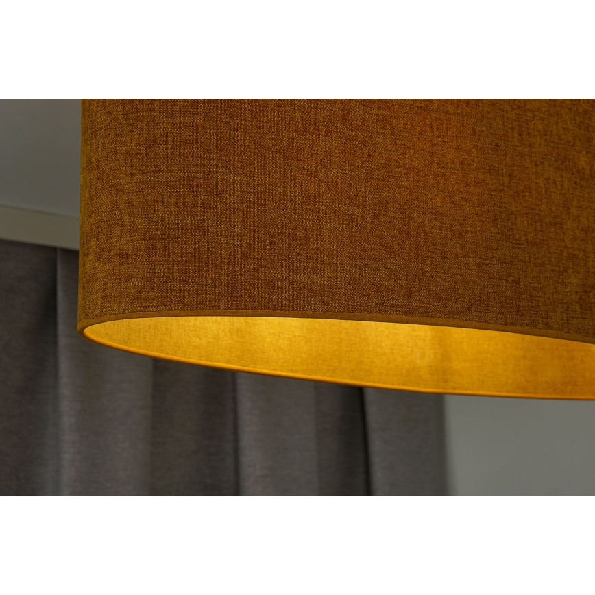 Duolla - Felületre szerelhető csillár OVAL 2xE27/15W/230V barna