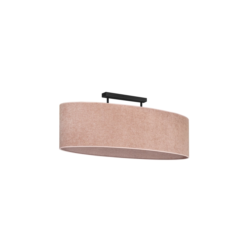 Duolla - Felületre szerelhető csillár OVAL 2xE27/15W/230V rózsaszín