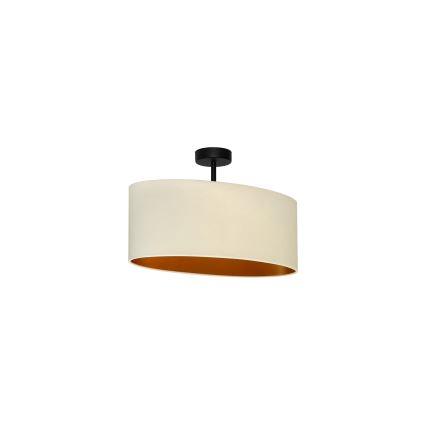 Duolla - Felületre szerelhető csillár  OVAL VEGAN 1xE27/15W/230V krémes