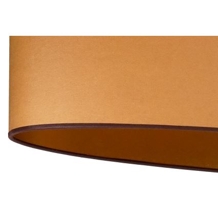 Duolla - Felületre szerelhető csillár OVAL VEGAN 2xE27/15W/230V barna