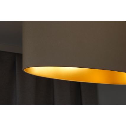 Duolla - Felületre szerelhető csillár OVAL VEGAN 2xE27/15W/230V krémes