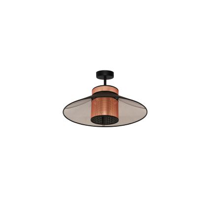 Duolla - Felületre szerelhető csillár RIO SHINY 1xE27/15W/230V átm. 45 cm fekete/réz