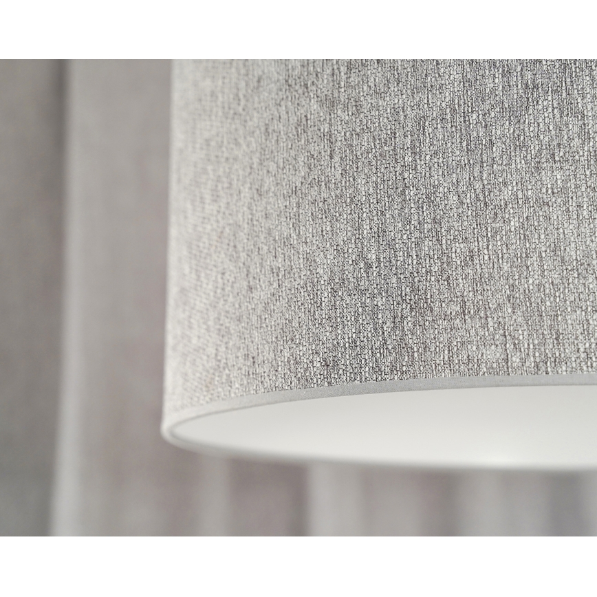 Duolla - Felületre szerelhető csillár ROLLER ECO RECYCLING 1xE27/15W/230V átm. 45 cm szürke