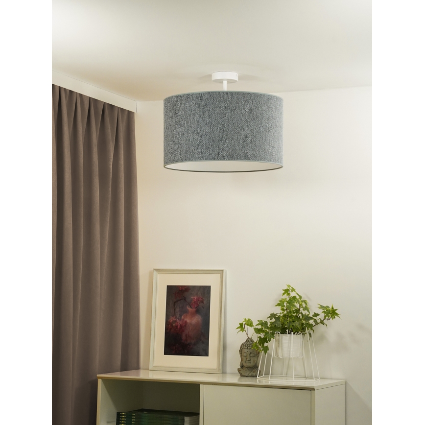 Duolla - Felületre szerelhető csillár ROLLER ECO RECYCLING 1xE27/15W/230V átm. 45 cm zöld