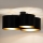 Duolla - Felületre szerelhető csillár ROLLER TRIO SHINY 3xE27/15W/230V fekete/arany