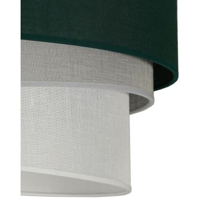 Duolla - Felületre szerelhető csillár TRIO 1xE27/15W/230V átm. 45 cm zöld/szürke/fehér