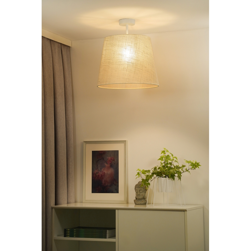 Duolla - Felületre szerelhető csillár YUTE 1xE27/15W/230V átm. 38 cm szürke