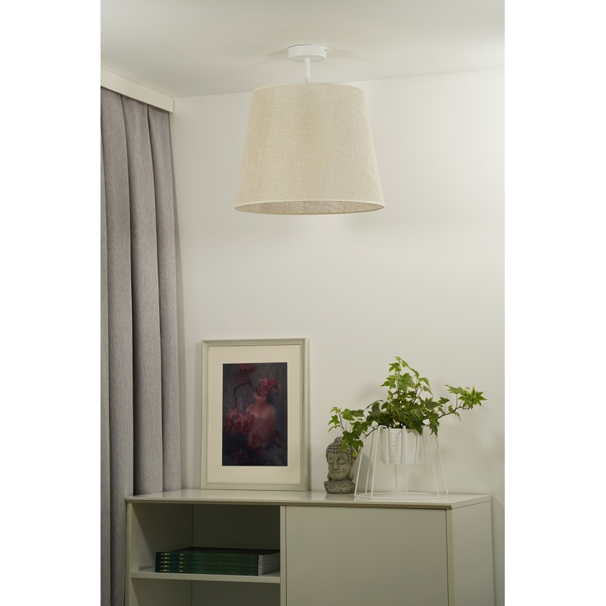 Duolla - Felületre szerelhető csillár YUTE 1xE27/15W/230V átm. 38 cm szürke