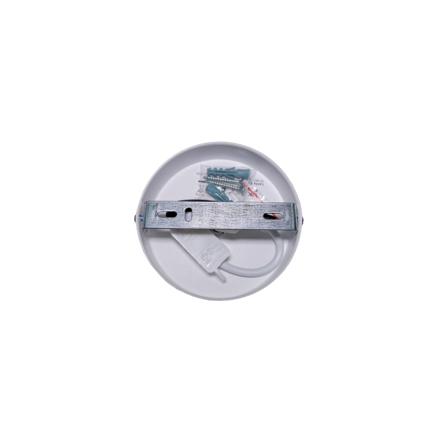 Duolla - Felületre szerelhető csillár YUTE 1xE27/15W/230V átm. 38 cm szürke