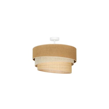Duolla - Felületre szerelhető csillár YUTE TRIO 1xE27/15W/230V átm. 45 cm barna/szürke/bézs