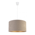Duolla - Függeszték sodronyon ROLLER 1xE27/40W/230V átm. 40 cm szürke