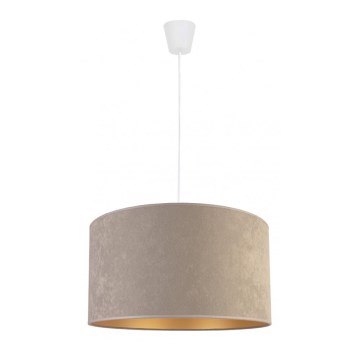 Duolla - Függeszték sodronyon ROLLER 1xE27/40W/230V átm. 40 cm szürke