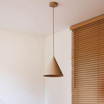 Duolla - IRONLINE kábeles csillár 1xG9/3W/230V, átm. 25 cm, bézs