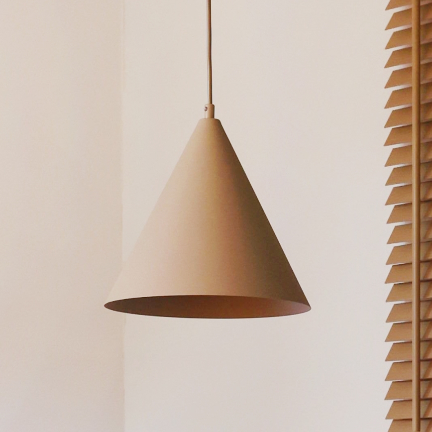 Duolla - IRONLINE kábeles csillár 1xG9/3W/230V, átm. 25 cm, bézs